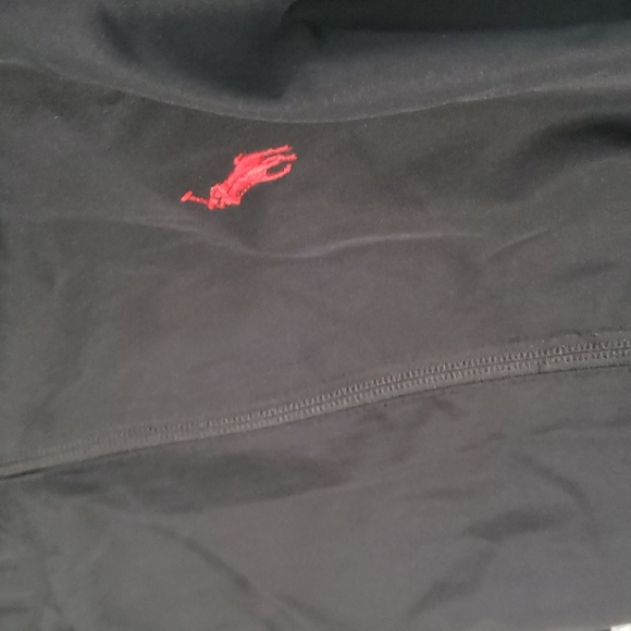 New POLO Ralph Lauren black sustainable reflective water repellent zip jacket L - Picture 8 of 8